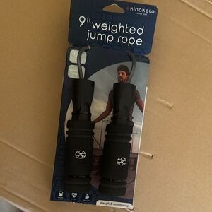 Kinokala Black Weighted Jump Rope